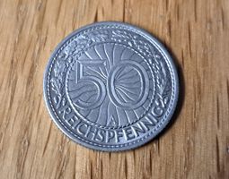 Sehr schön 50 Reichspfennig 1929