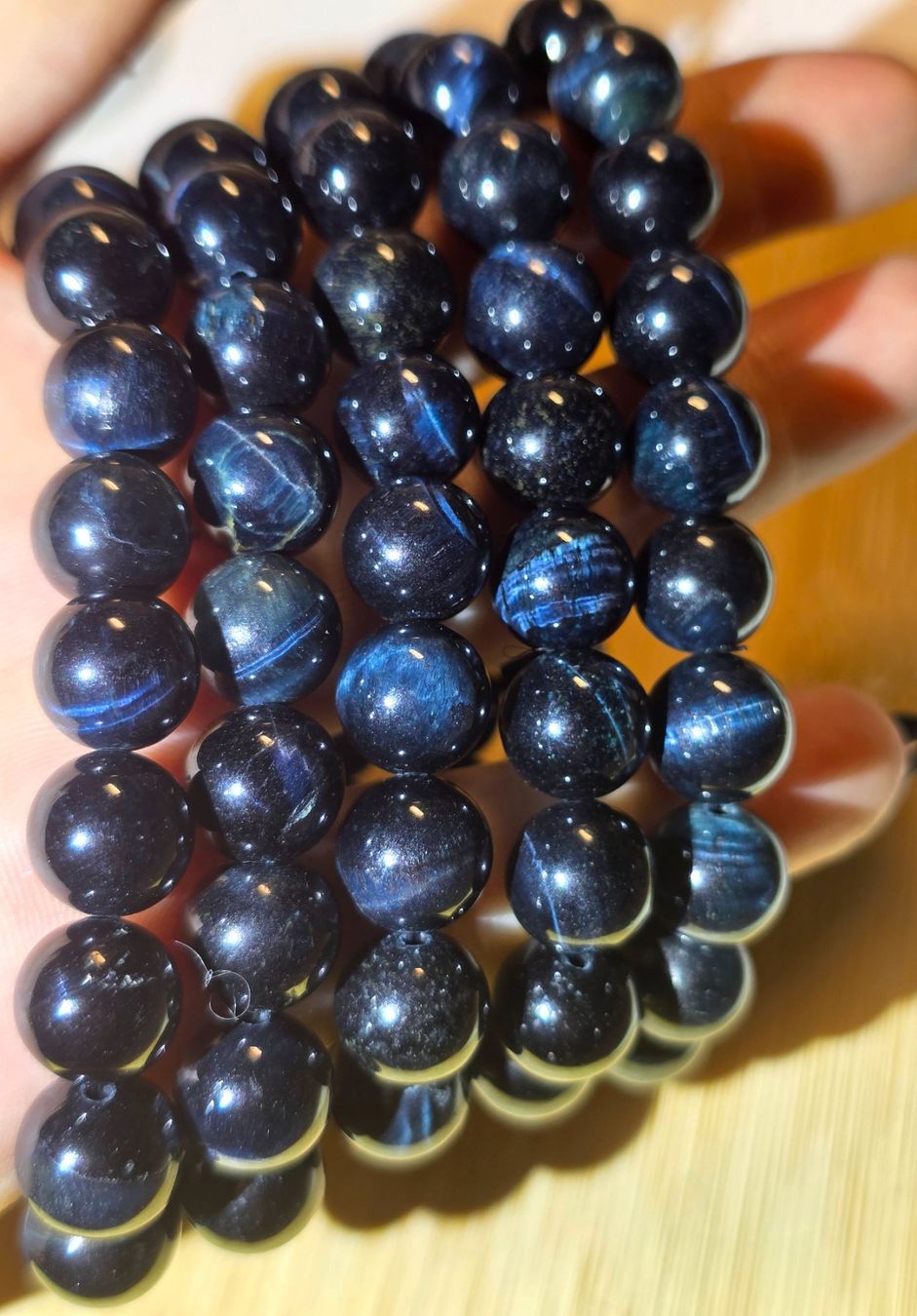 Minerali & Pietre curative: Blaues Tigerauge Armband 10.3mm – Nuovo e nell'imballaggio originale da Matzingen venduto da Shay_Crystalz 2