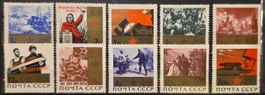 UdSSR 1965 20 Jahre Sieg 1945-1965 10V Komp MNH** WK2 Top
