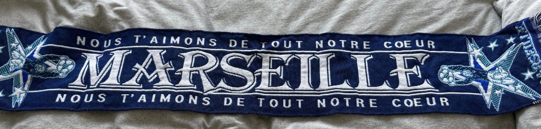 Foulard & Sciarpe: Echarpe Olympique de Marseille – Usato da St-Aubin-Sauges venduto da jer_9d6l
