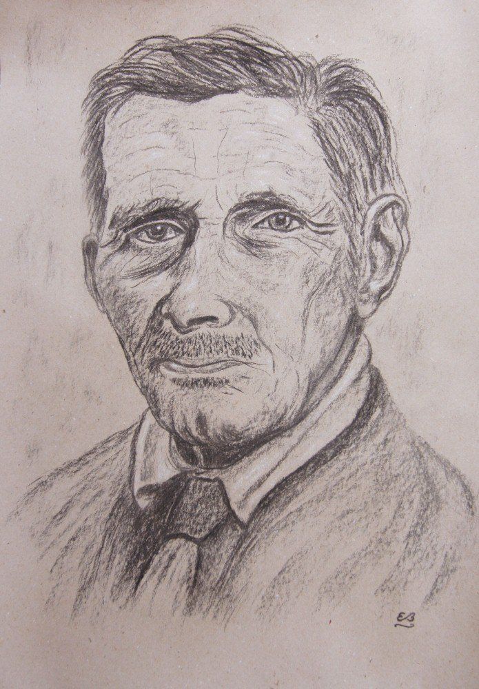 Dipinti: Zeichnung: Professor Wackernagel – Usato da Fribourg venduto da erw_68dx