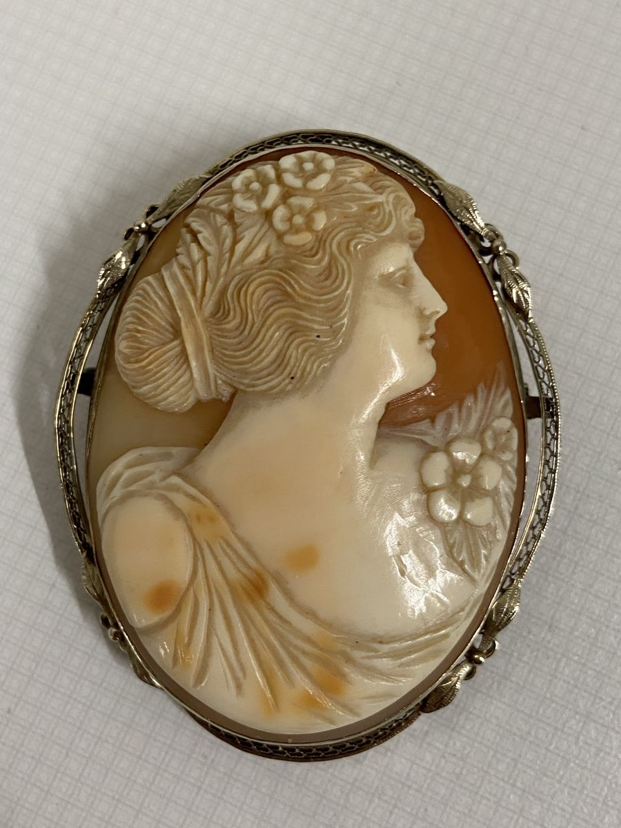 Broschen & Nadeln: Antike Cameo/Brosch 14 Karat Gold – Gebraucht aus Dietikon von brocki-eyra 4