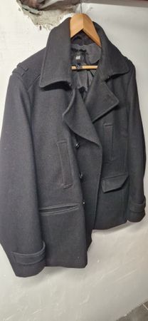 Manteau noir taille 52 (L)