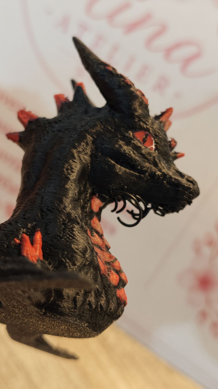 Statuette: Dragon articulé en 3D – Usato da Domdidier venduto da Nina_Atelier 1