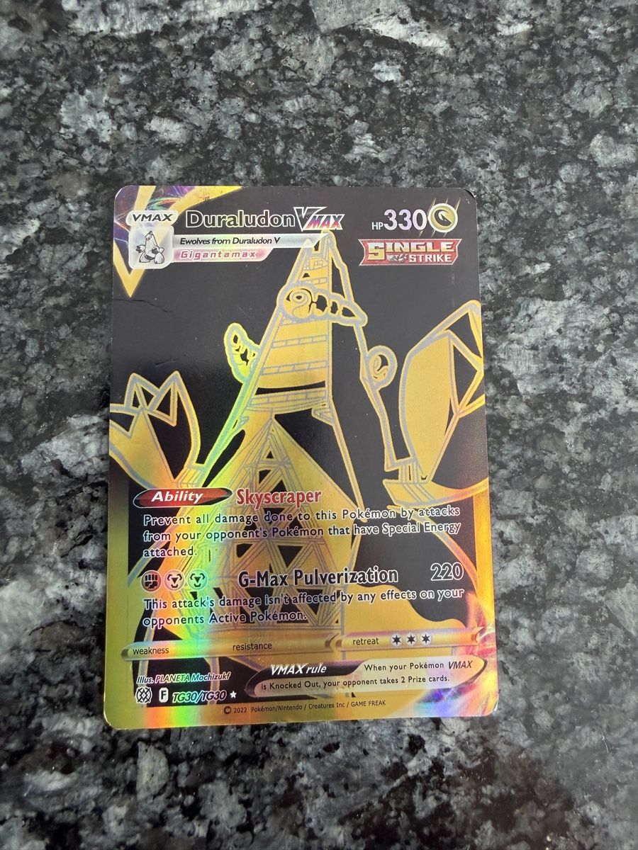 Pokémon Carte collezionabili: Pokémon Duraludon VMAX TG30/TG30 – Usato da Liestal venduto da arl_6tv7