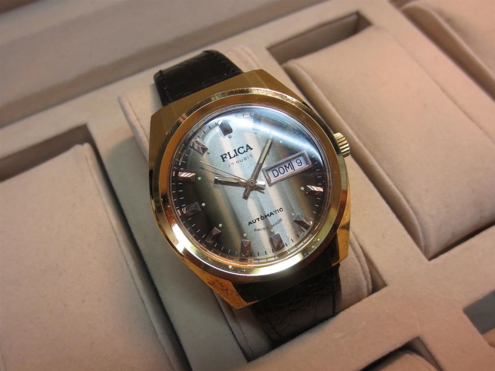 Flica Vintage Automatik Day date. (NOS) (Neu (gemäss Beschreibung)) in ...