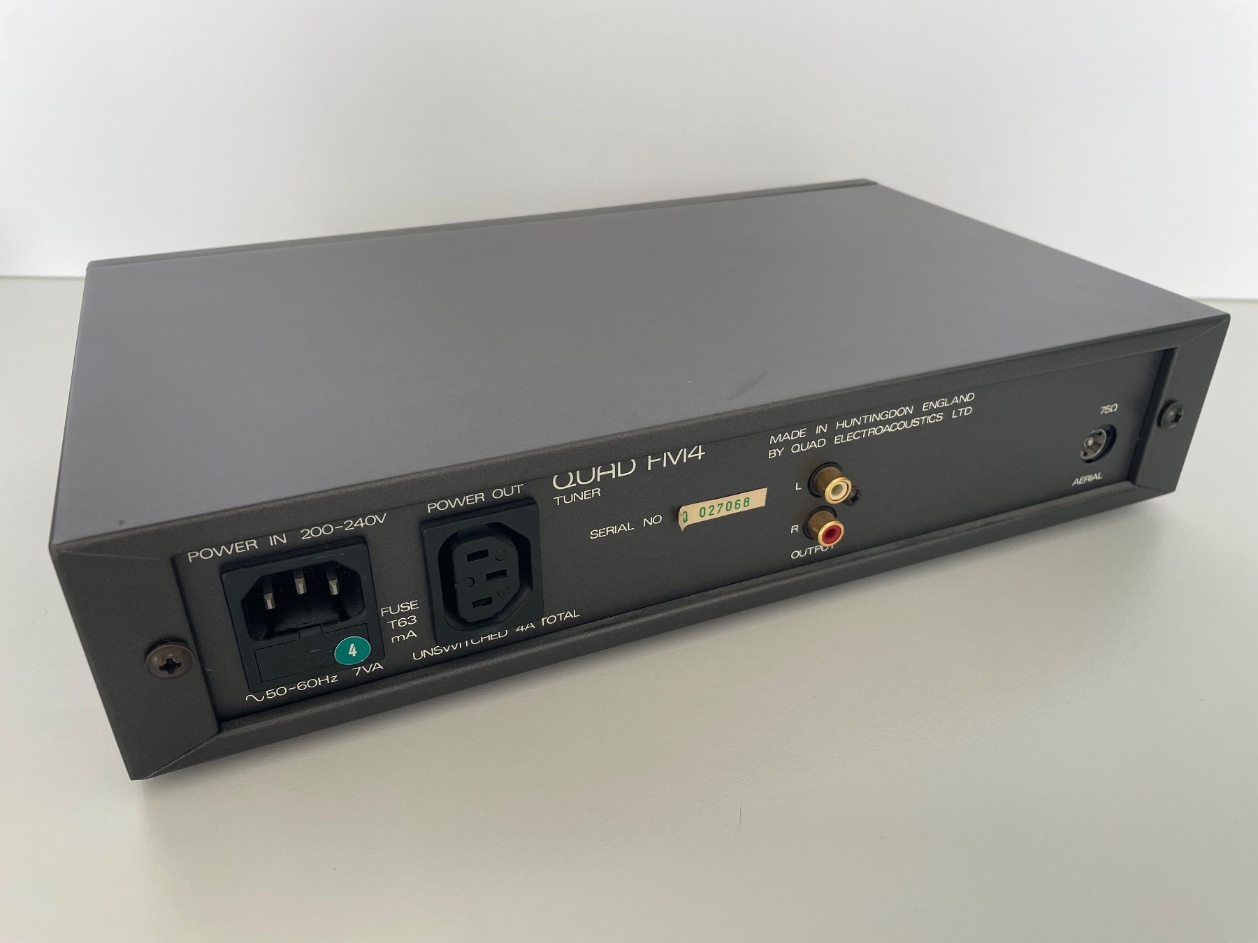 Quad Radio: QUAD FM4 TUNER / S.NR. Q 027068 – Usato da Zürich venduto da torvik 1