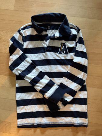 Langarmshirt mit Kragen, Gr. 146  super!