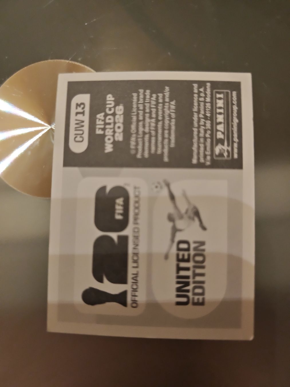 Panini Sammelbilder & Trading cards: Panini Sticker CUW 13 – Neu (gemäss Beschreibung) aus Sulgen von 34j_p6s2