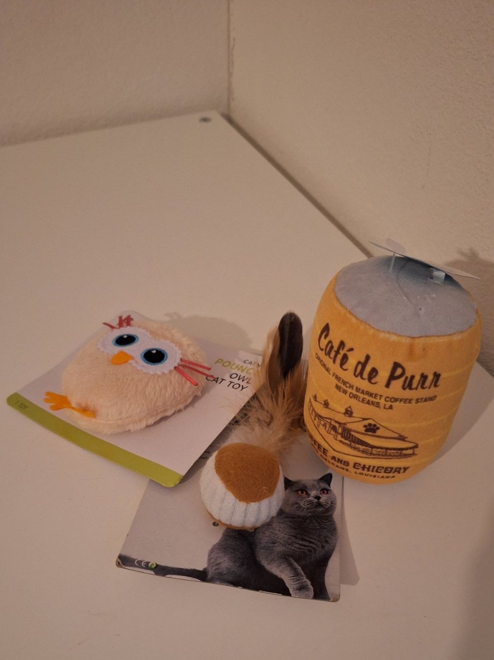 Spielzeuge: 3 jouets pour chat, neufs – Neu (gemäss Beschreibung) aus Goldach von Mischyta