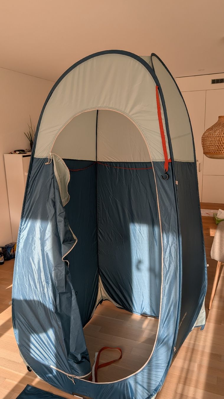 Decathlon Zelte: Duschkabine Quechua Seconds blau – Gebraucht aus Zürich von Stanislaw 3