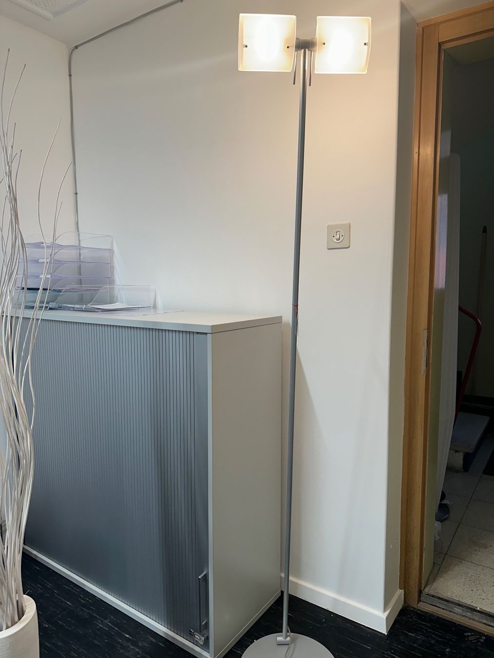 Lampen: neue Stehlampe silber 186cm – Neu (gemäss Beschreibung) aus Necker von liq24 2