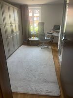 Flauschiger Teppich beige 