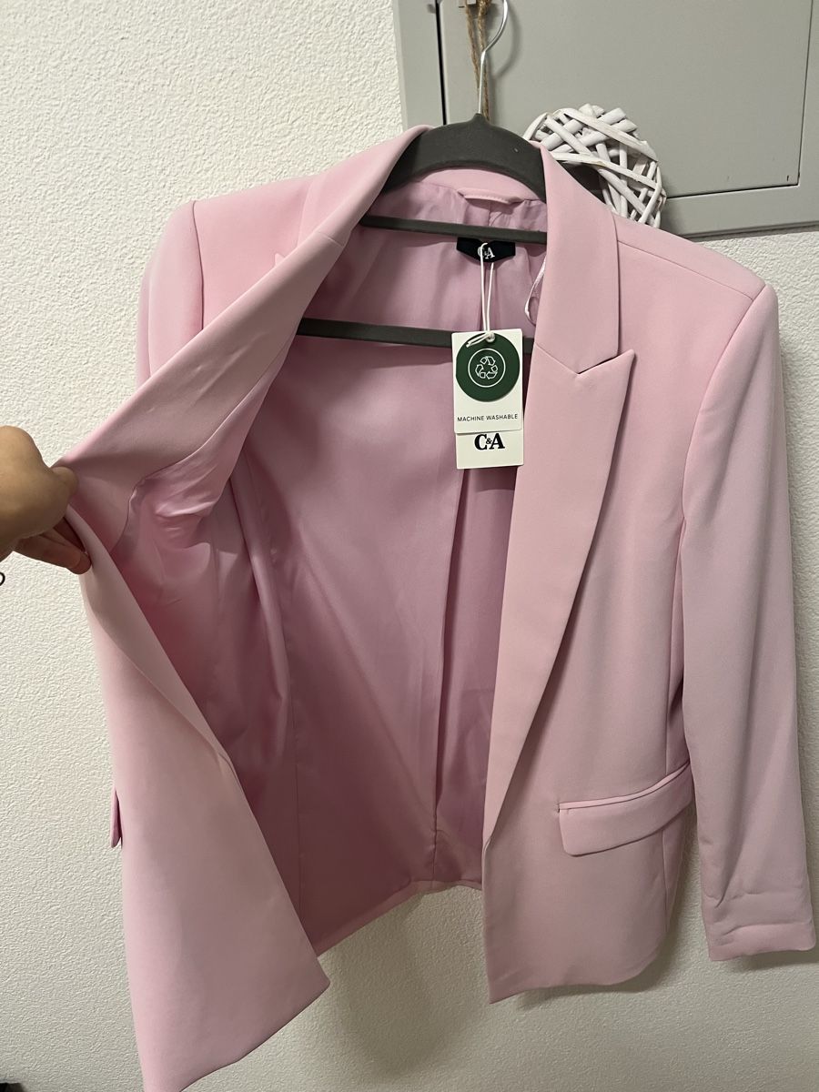 C&A Completi & Tailleur: Rosa Blazer gr. 36 – Nuovo e nell'imballaggio originale da Root venduto da Mk1394