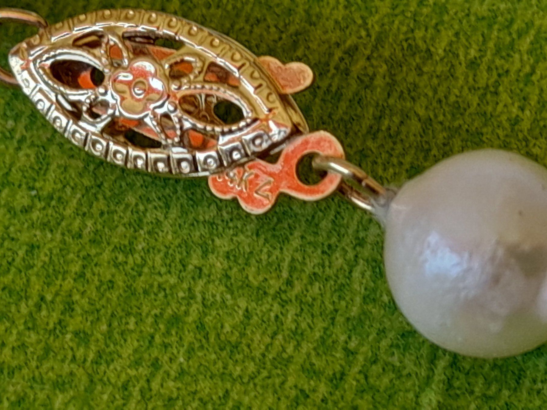 Catenine: Perlenkette mit Goldverschluss 14 K – Usato da Aeschi b.Spiez venduto da 52__yhr6 1