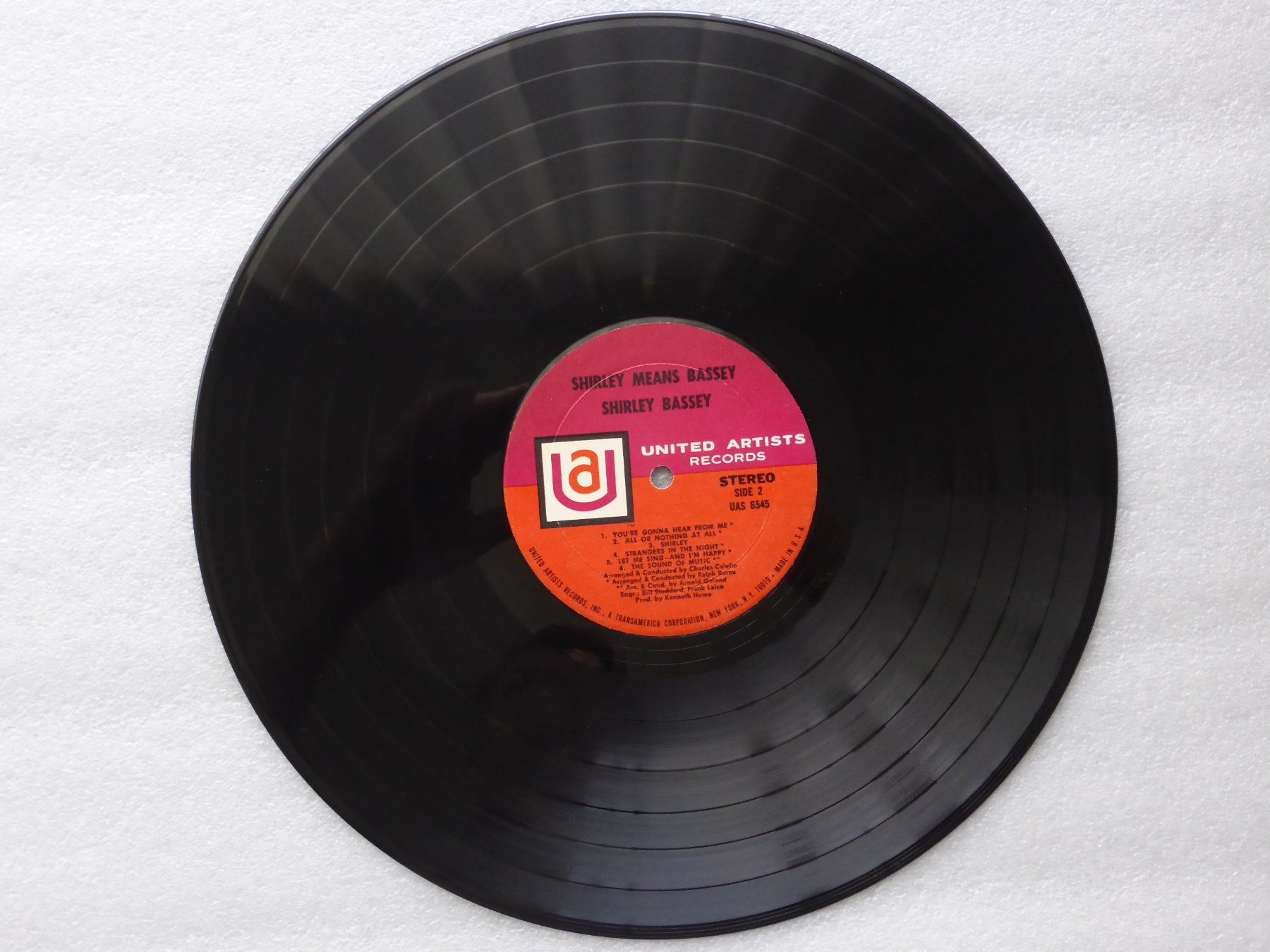 Dischi in vinile: VINYL  LP   SHIRLEY BASSEY – Usato da Küssnacht am Rigi venduto da Sunnestrahl 2