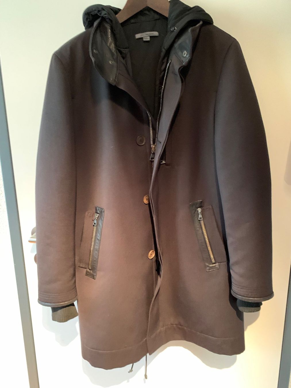 Giacche: JOHN VARVATOS Parka Style Jacket, mit Leder (Rock style) – Usato da Rüschlikon venduto da Brixen07 6
