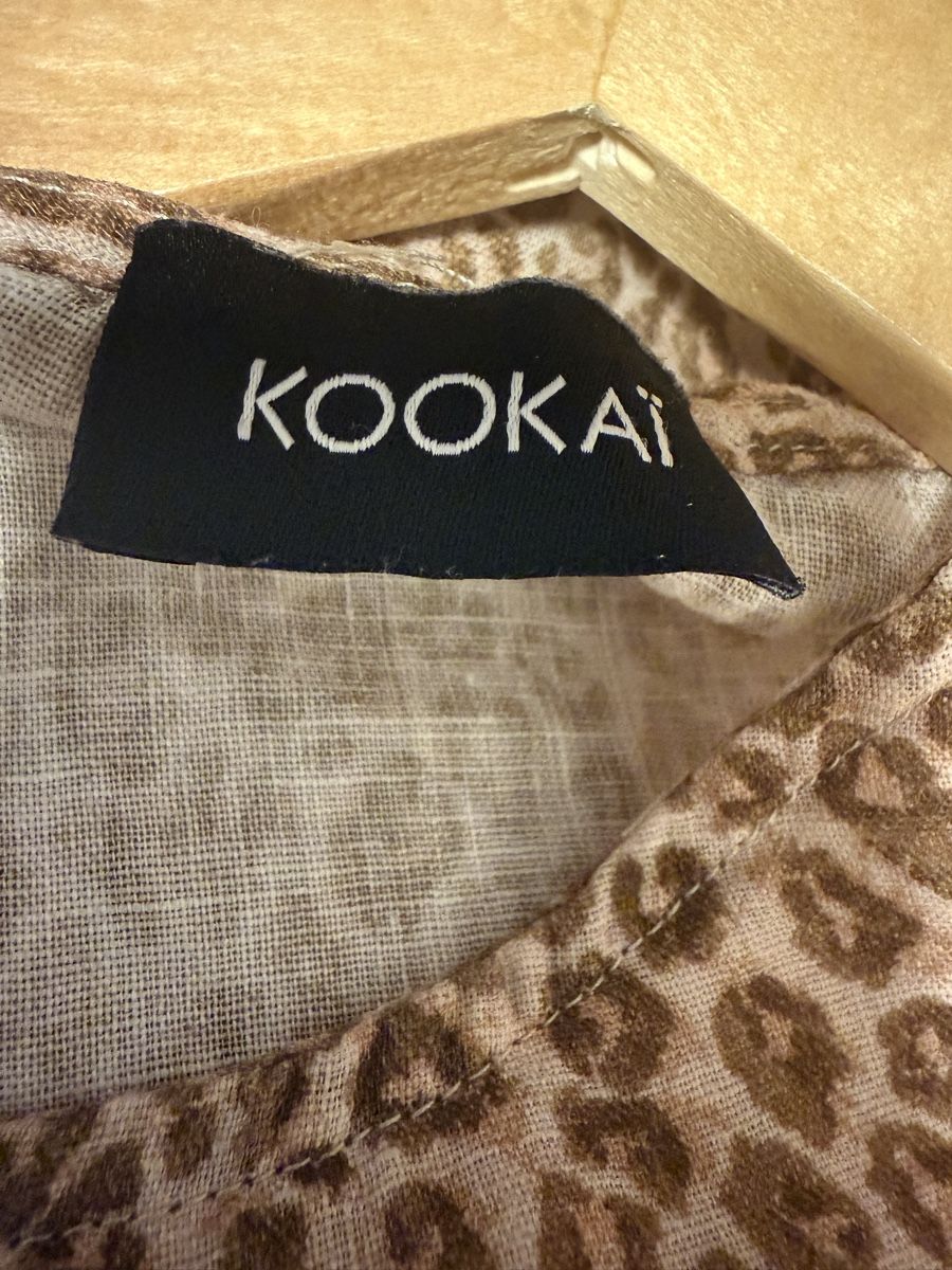 Kookai Blusen: Chemise en lin dessin léopard – Gebraucht aus Lausanne von mar_sxg5 2