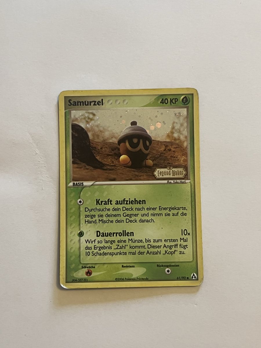 Pokémon Carte collezionabili: Pokemon Karte Samurzel Holo Stamped EX Legend Maker  – Usato da Almens venduto da dra_mql5