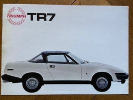 TRIUMPH TR7 Cabriolet Prospekt 1980 Schweiz deutsch brochure