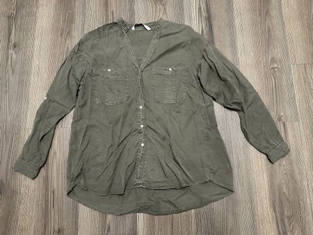 Khaki/grüne Bluse von Zara Gr. XS