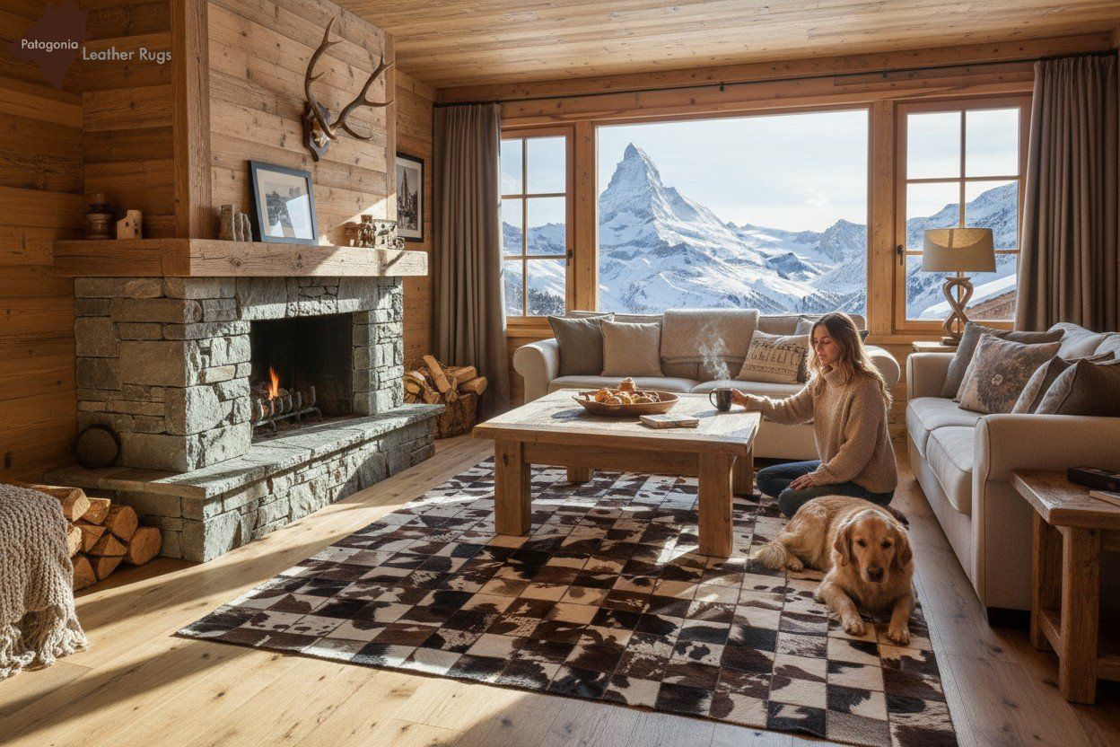 Teppiche: Kuhfell Teppich Patchwork – Neu und originalverpackt aus Arbedo von patagonialeatherrugs