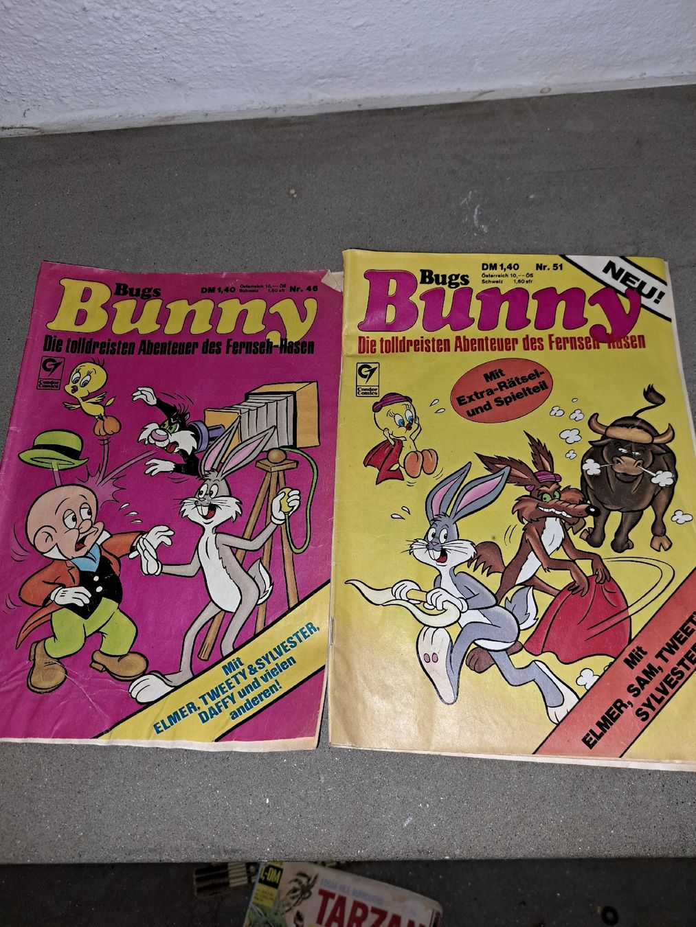 Fumetti: Bugs Bunny Comic-Sammlung, 2 Stk Sammlerstücke  – Usato da Kölliken venduto da Upcycling-by-Mc-TAM