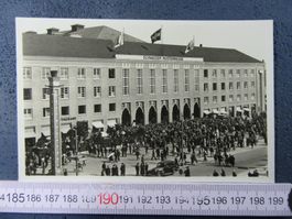 BASEL SCHWEIZER MUSTERMESSE SEHR STARK BELEBT AK-BS 1936