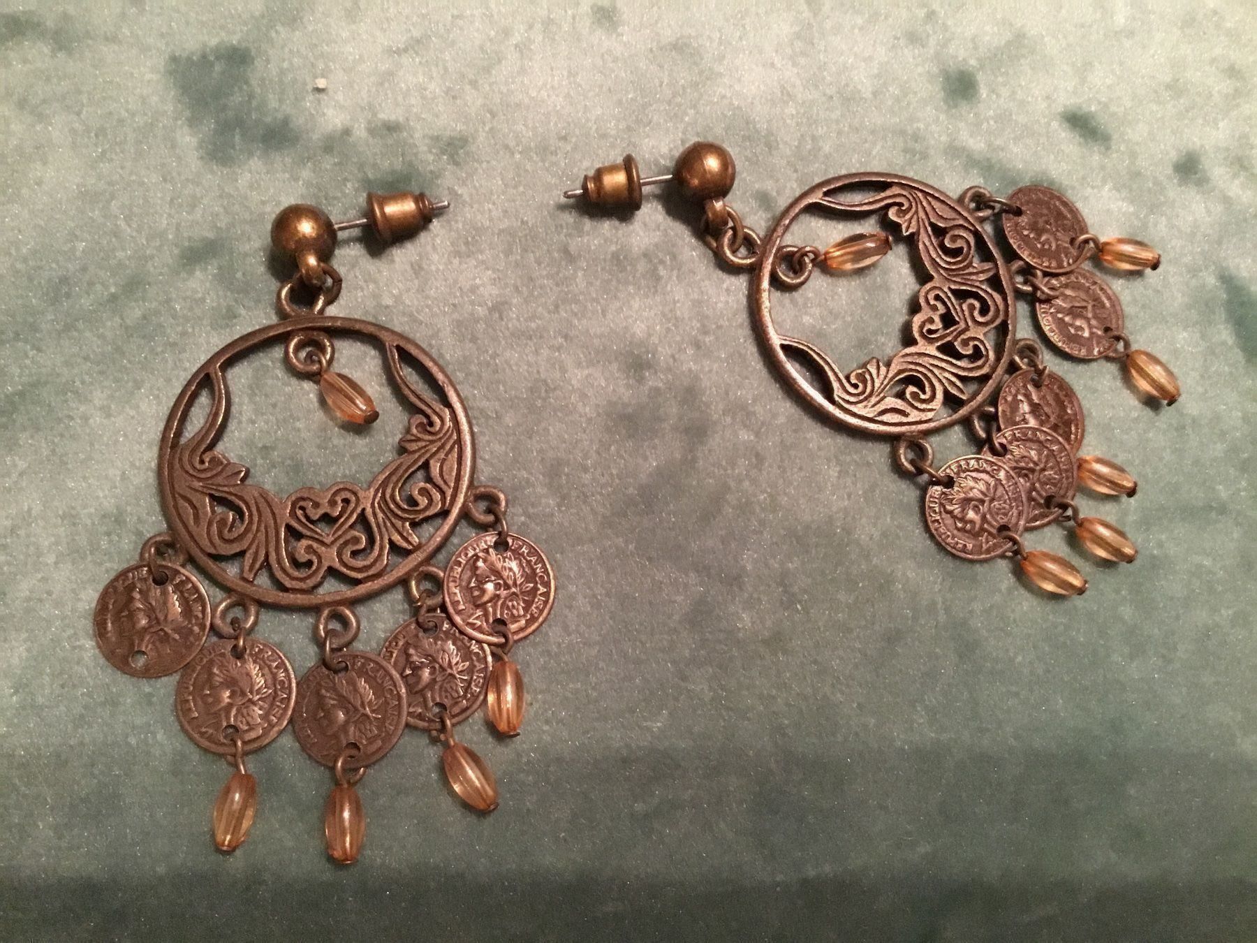 Orecchini pendenti & Orecchini a lobo: Boucles d’oreilles clou style indien – Nuovo e nell'imballaggio originale da Le Landeron venduto da nic_8hd5 1