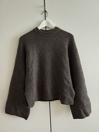 Wollpulover H&M Greige (Braun-Grau)