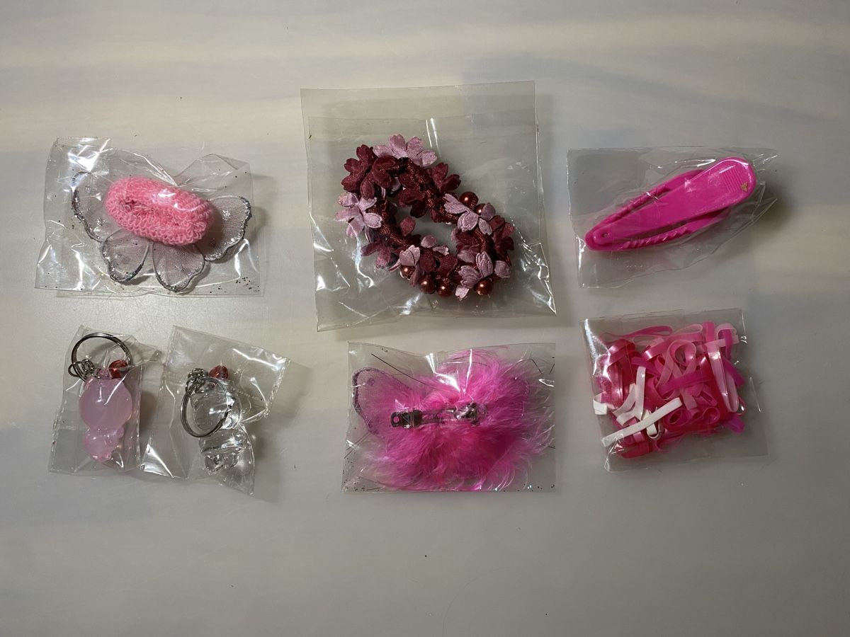 Accessori per capelli: Haarschmuck Set in rosa – Nuovo (secondo la descrizione) da Gretzenbach venduto da LSXS 2