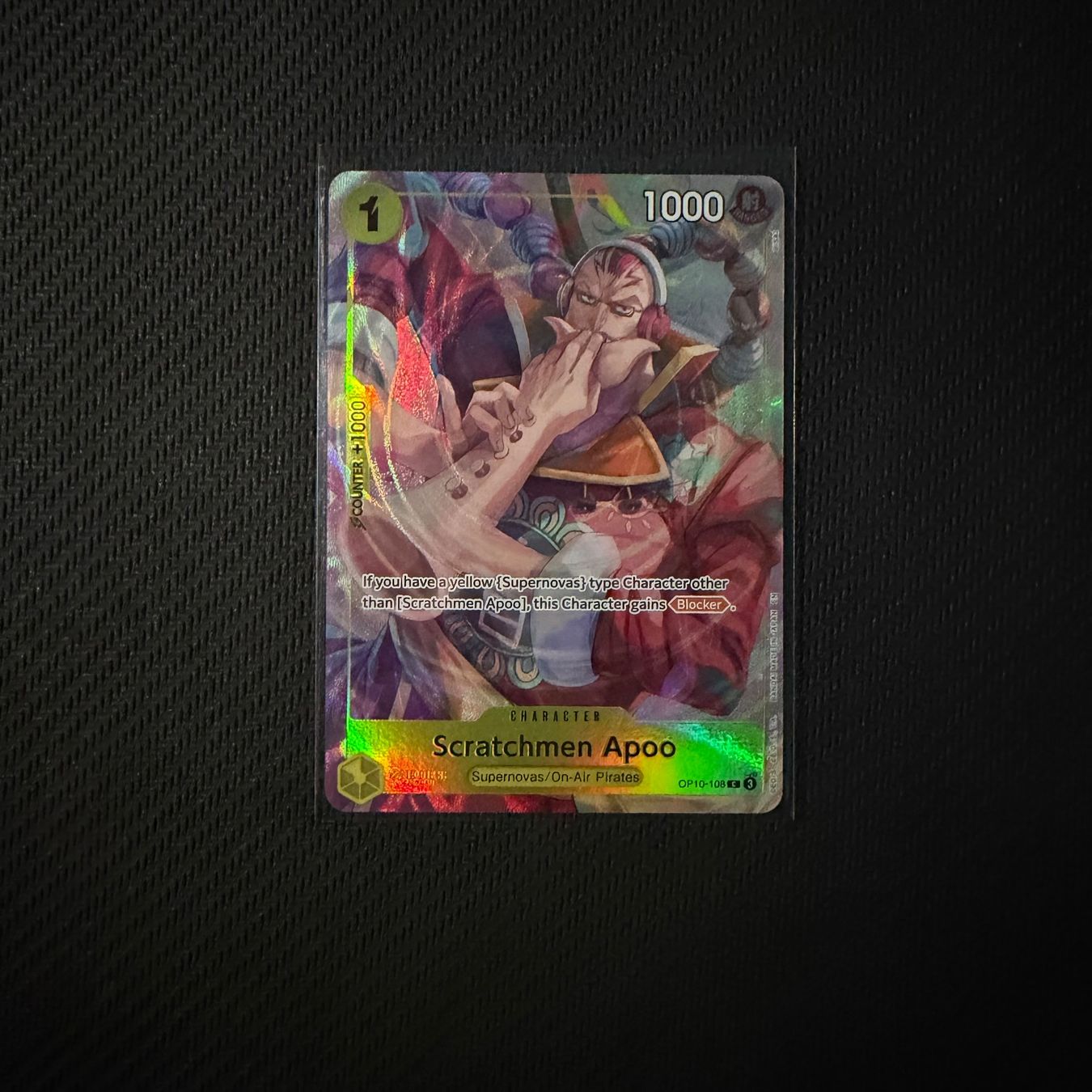 Bandai Carte collezionabili: One Piece - Scratchmen Apoo OP10-108 Englisch – Nuovo (secondo la descrizione) da Oberbuchsiten venduto da PokeDex