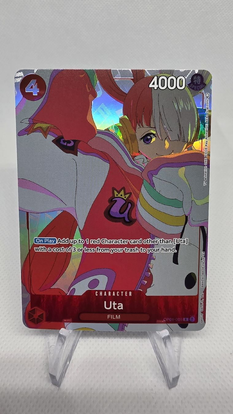 Bandai Carte collezionabili: One Piece Card Game Uta Charakter OP01-005 – Nuovo (secondo la descrizione) da Sirnach venduto da Halk_TCG