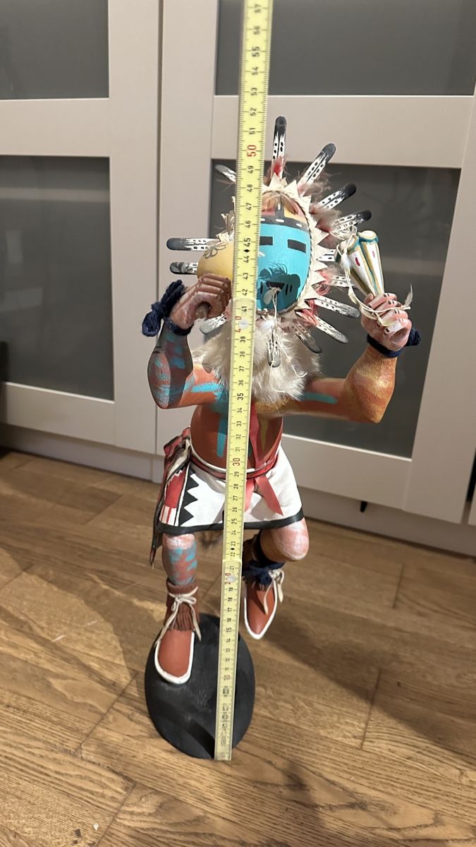 Statuette: Kachina Figur Sun Dancer handgeschnitzt ca. 55cm – Usato da Schönenberg ZH venduto da mic_mks9 3