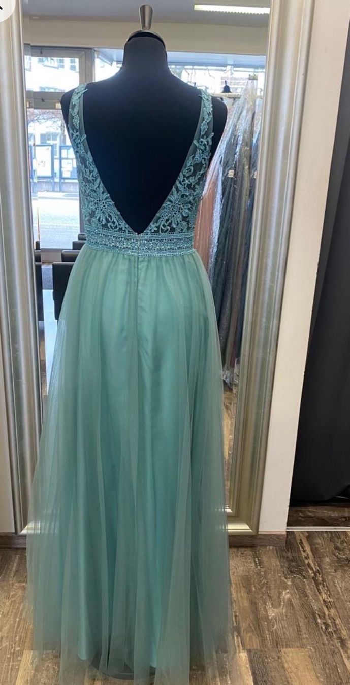 Kleider: Abendkleid Tuerkis Grösse 34  Spitze NEU – Neu und originalverpackt aus Schlatt ZH von INVA00 1