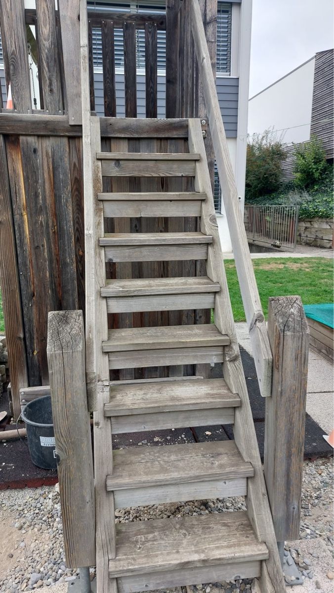Spielhäuser: Treppe zu Spielturm – Gebraucht aus Reitnau von Fluum 1