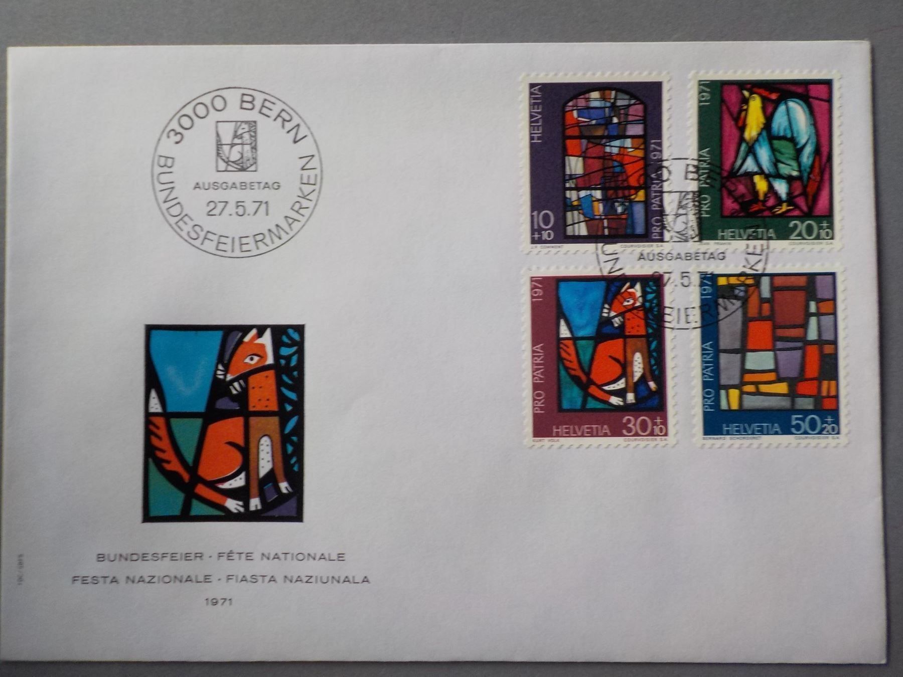 Tutti i francobolli: 1971, FDC, Pro Patria, Serie – Nuovo (secondo la descrizione) da Muri b. Bern venduto da Ricardoverkauf