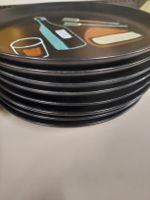 Vintage Keramik Teller Set, Made in Germany, 7 Stück!