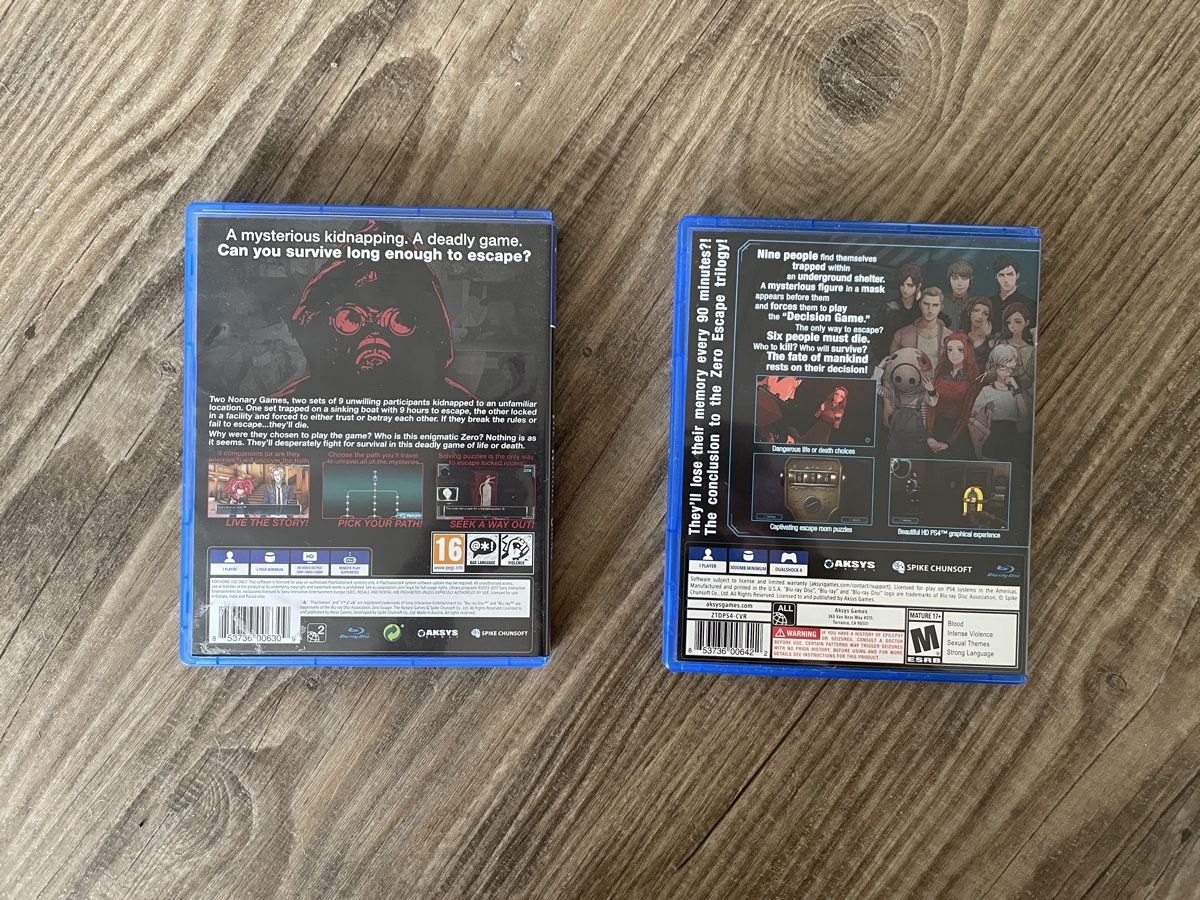 Jeux: Zero Escape 1-3 – D'occasion à Bern par Buchliebhaberin16 1