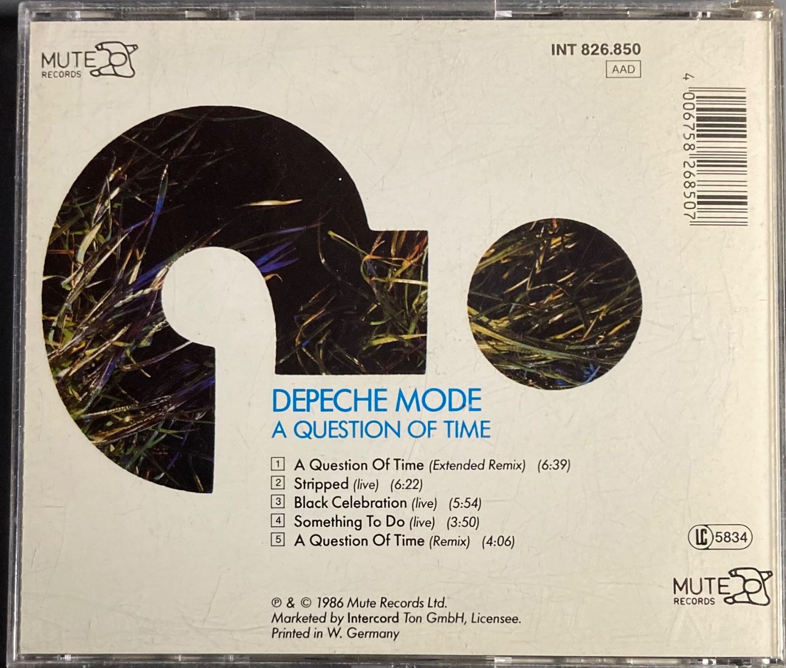 Dischi in vinile: DEPECHE MODE - A QUESTION OF TIME – Usato da Poliez-Pittet venduto da Newtown-Records 1