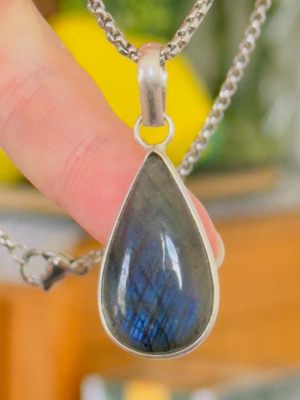 Catenine: Labradorite Gemstone Handmade Jewelry necklace – Nuovo e nell'imballaggio originale da Genève venduto da AGBERG 4