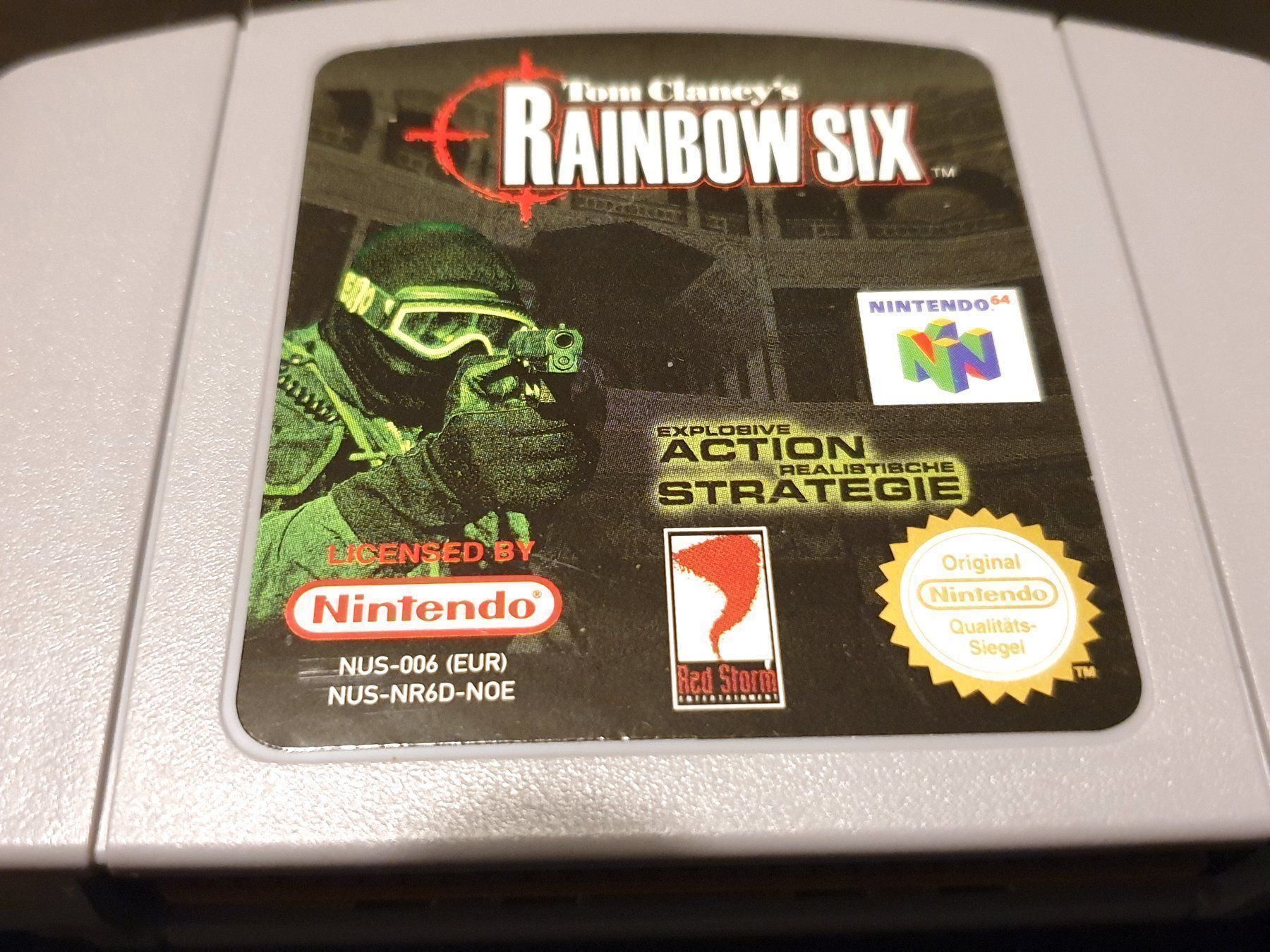 Nintendo Giochi: RAINBOW SIX (PAL) - NINTENDO 64 – Usato da Spiegel b. Bern venduto da Natix
