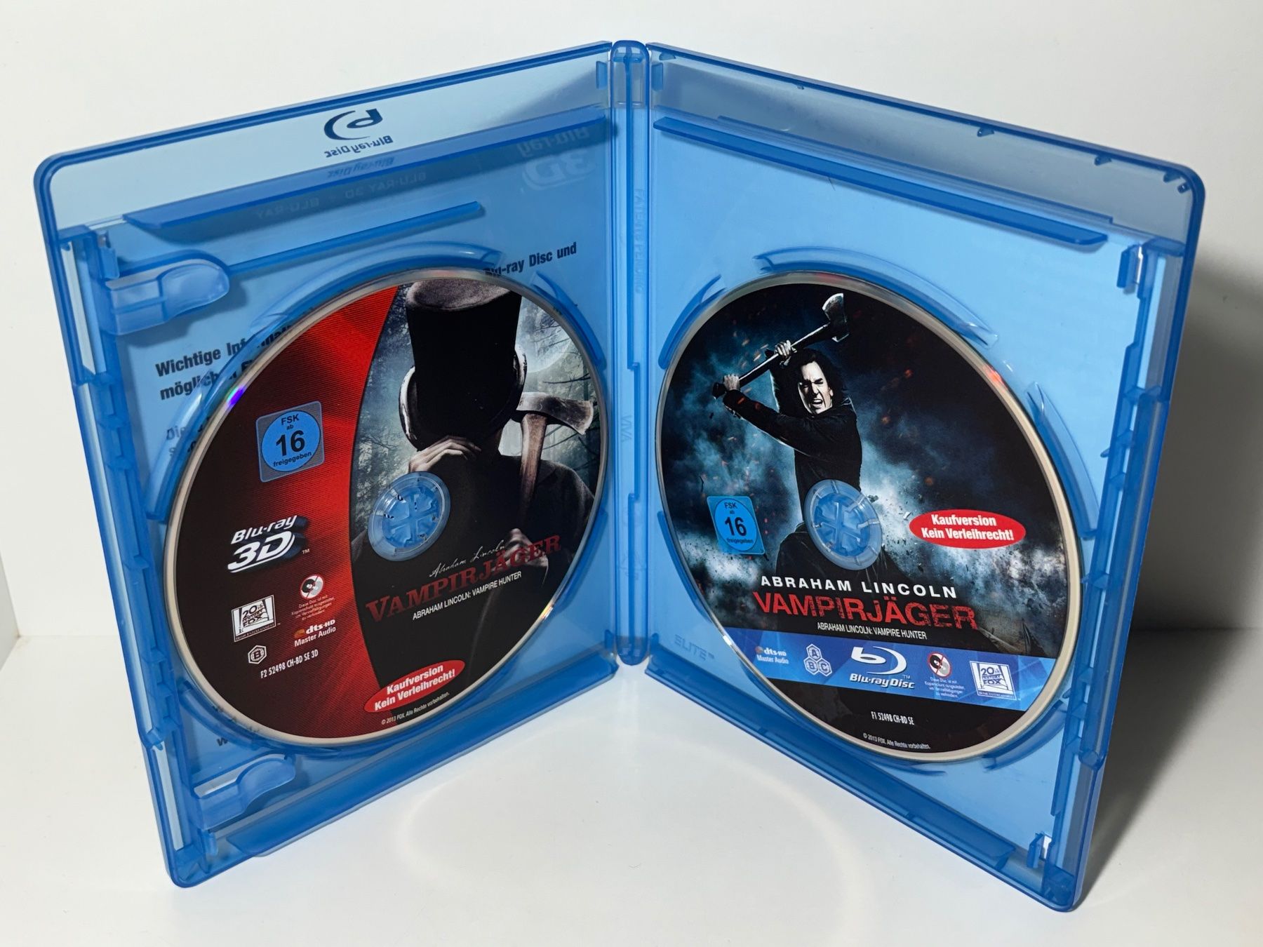 Alle DVDs: Abraham Lincoln: Vampirjäger Blu Ray 3D – Gebraucht aus Wilderswil von Sstriker 2