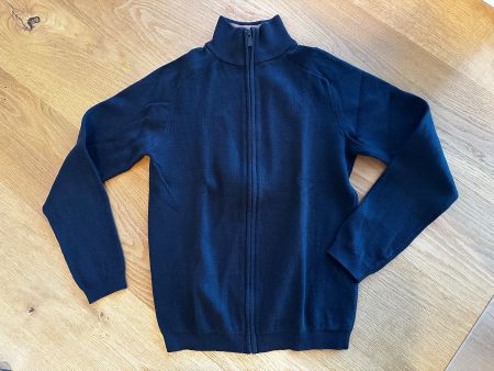 NEXT Feinstrickjacke Gr. 164, dunkelblau