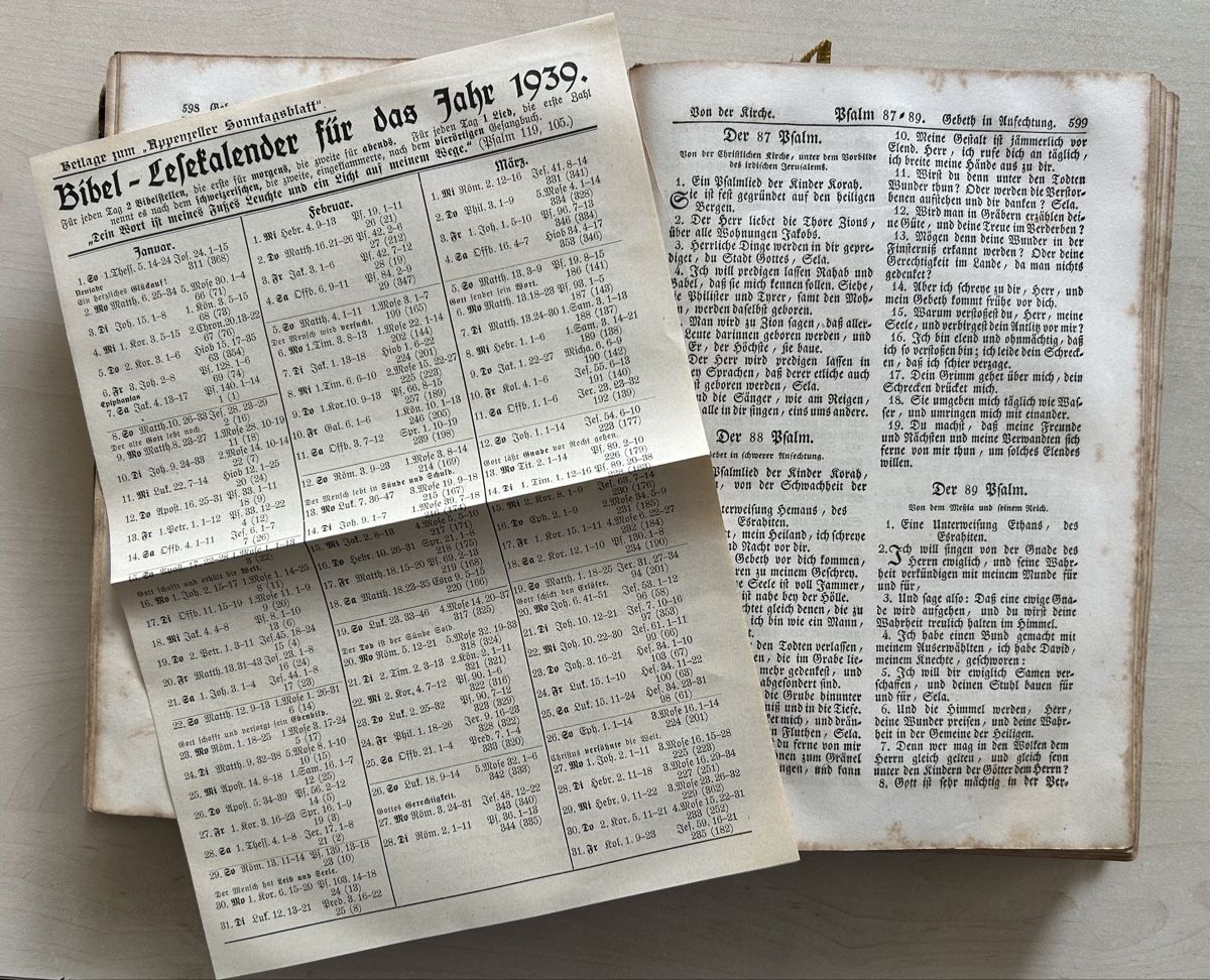 Libri: Antike Bibel, Basel 1854 – Usato da Reinach BL venduto da Linda013 5
