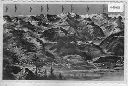 Aigle Bex et les Alpes vaudoises - Panorama