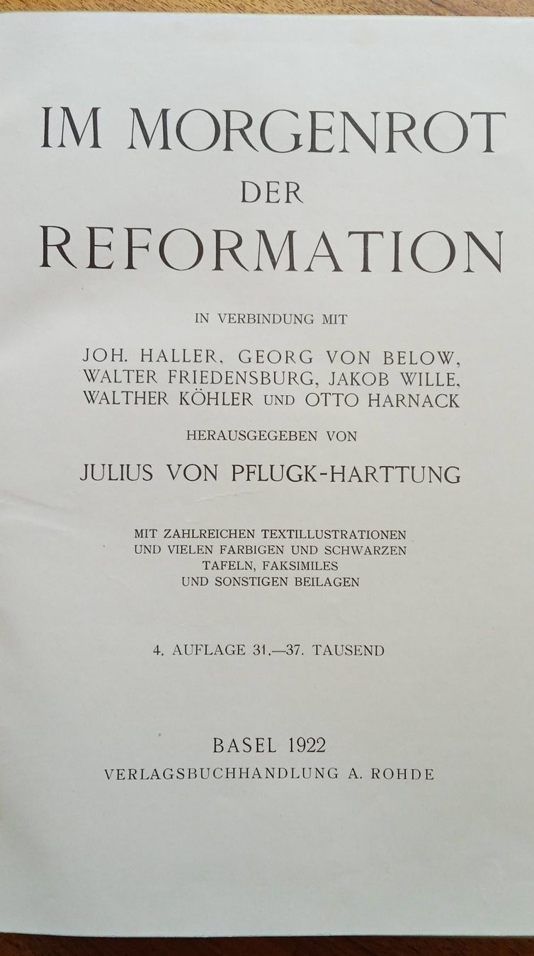 Libri: Im Morgenrot der Reformation – Usato da Bern venduto da ballotenor 1
