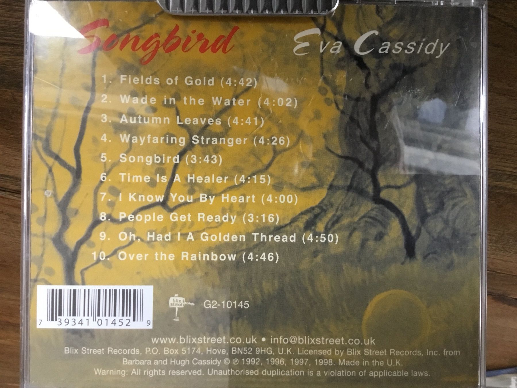 CDs: Eva Cassidy - Songbird  o – Gebraucht aus Thierachern von sweden08 1