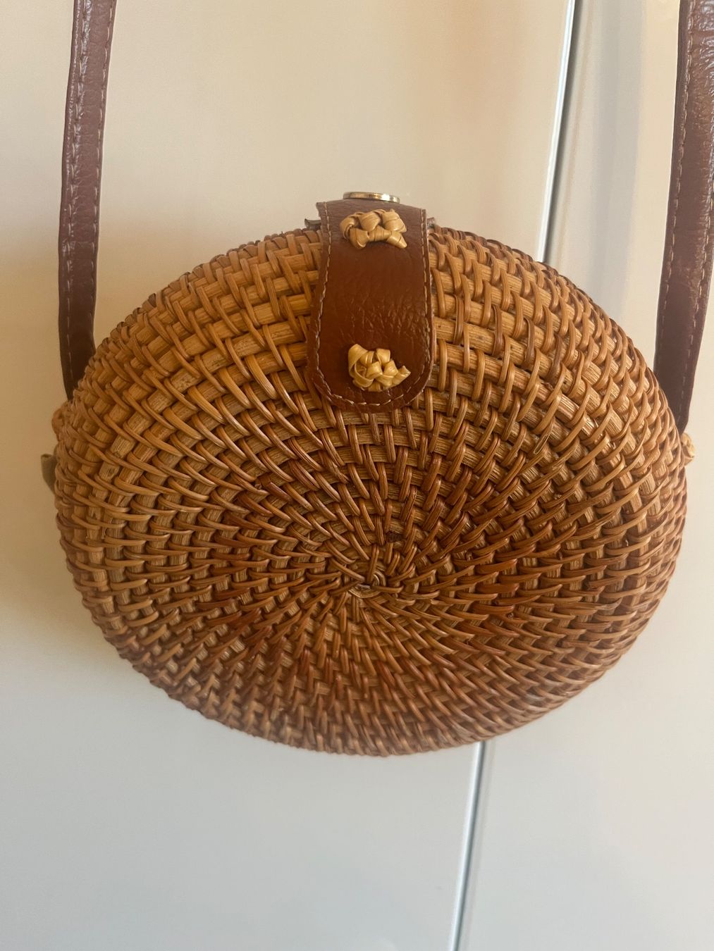 Borse da donna: 2 Korbtaschen rund / Strohtaschen – Usato da Luzern venduto da maschmo 3