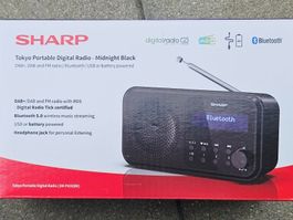 Sharp Tokyo DR-P420(BK) Radio, DAB+, FM, Bluetooth -Neu!